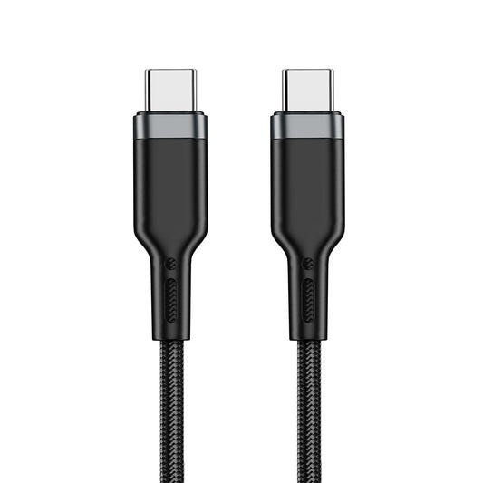 Wiwu Wi-C013 Platinum Serisi Type-C to Type-C Hızlı Şarj Özellikli Data ve Şarj Kablosu 100W 1.2m