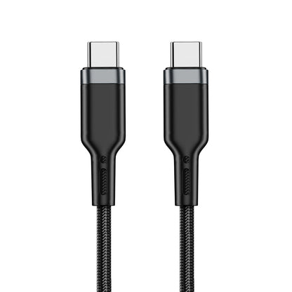 Wiwu Wi-C013 Platinum Serisi Type-C to Type-C Hızlı Şarj Özellikli Data ve Şarj Kablosu 100W 1.2m