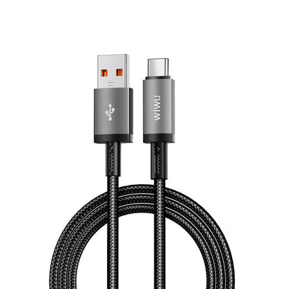 Wiwu Wi-C054 Titanlink Serisi USB-A to TYPE-C Hızlı Şarj Özellikli Data ve Şarj Kablosu 1M