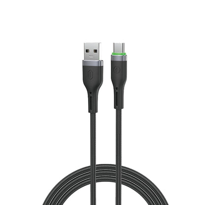 Wiwu Wi-C067 Orginlink Serisi LED Göstergeli USB-A to Type-C Hızlı Şarj Özellikli Data ve Şarj Kablosu 1M