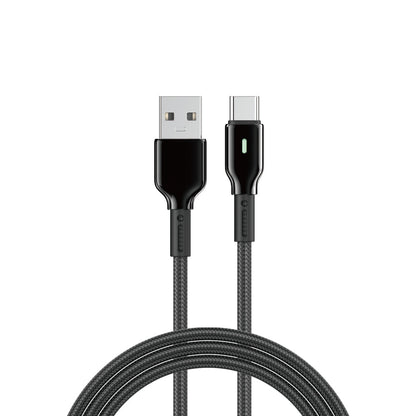 Wiwu Wi-C073 Drualink Serisi USB-A to Type-C Hızlı Şarj Özellikli Data ve Şarj Kablosu 3A 1M