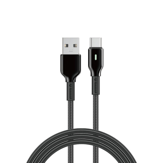 Wiwu Wi-C073 Drualink Serisi USB-A to Type-C Hızlı Şarj Özellikli Data ve Şarj Kablosu 3A 1M