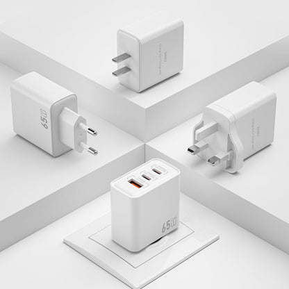 Wiwu Wi-G005 Essen Serisi GaN Tech PD Hızlı Şarj Özellikli Şarj Başlığı 65W