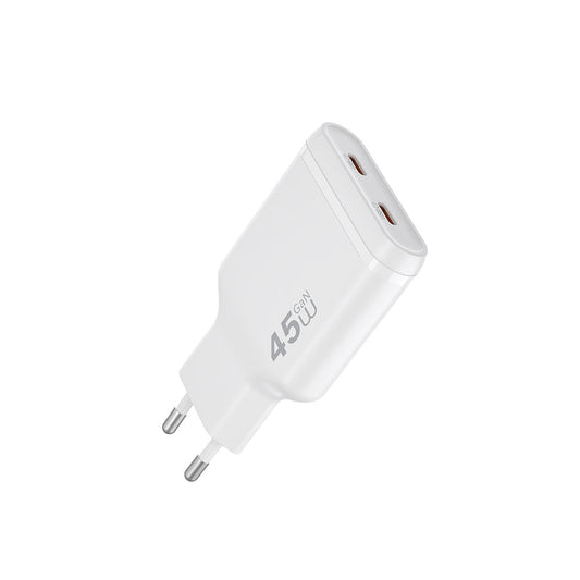 Wiwu Wi-G034 Essen Slim Serisi GaN Tech PD Hızlı Şarj Özellikli Şarj Başlığı 45W