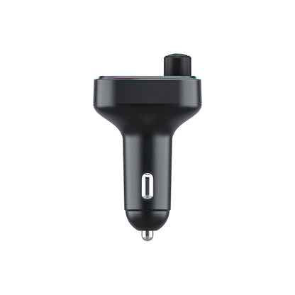 Wiwu Wi-QC031 RGB Bluetooth Transmitter MP3 Type-C ve USB-A Araç Şarjı