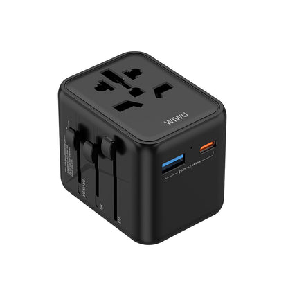 Wiwu Wi-UA012 Çoklu Universal TR/US/UK/AUS/EU Uyumlu Seyahat Şarj Adaptörü 12W