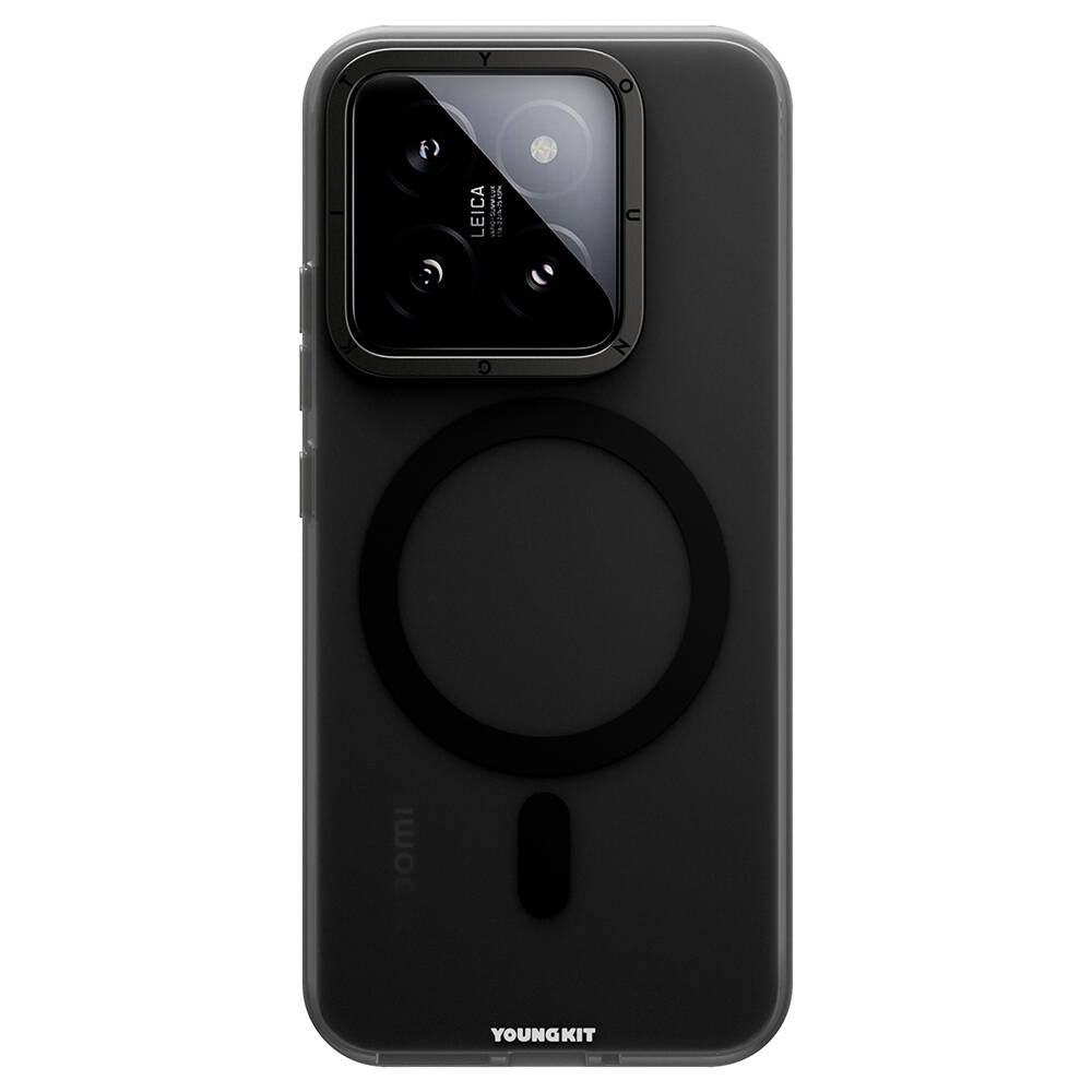 Xiaomi Mi 14 Kılıf M-safe Şarj Özellikli Youngkit Hidden Sand Serisi Kapak - Görsel 2