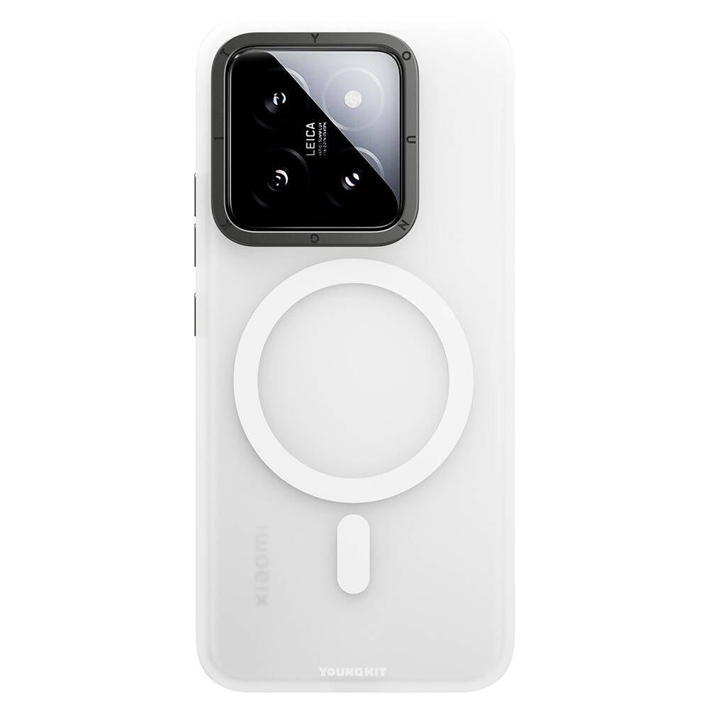 Xiaomi Mi 14 Kılıf M-safe Şarj Özellikli Youngkit Hidden Sand Serisi Kapak - Görsel 3