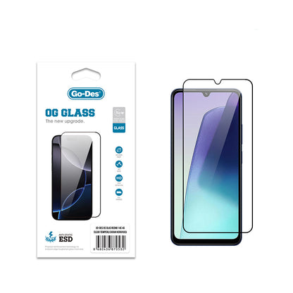 Xiaomi Redmi 14C 4G Go Des OG Glass Antistatik Temperli Cam Ekran Koruyucu - Görsel 2