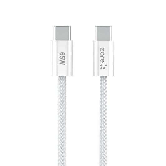 Zore Vol Serisi Type-C to Type-C PD Şarj ve Data Kablosu 65W 3A 1 Metre