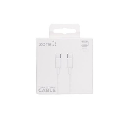 Zore ZR-41 Type-C to Type-C PD Hızlı Şarj Özellikli Data ve Şarj Kablosu 1M