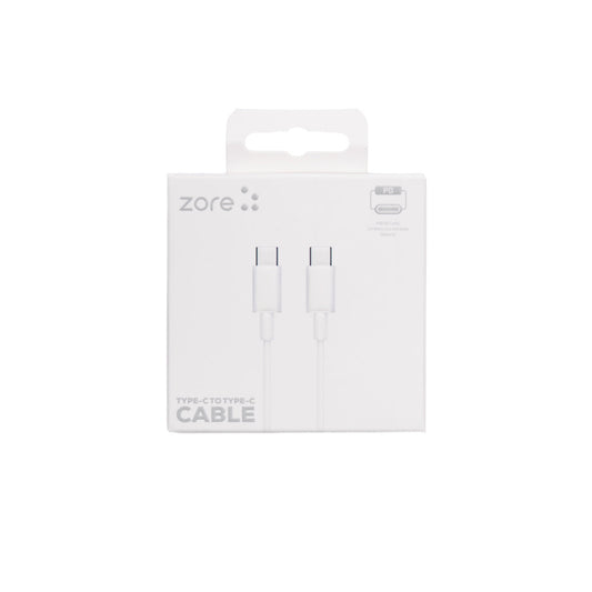 Zore ZR-41 Type-C to Type-C PD Hızlı Şarj Özellikli Data ve Şarj Kablosu 1M